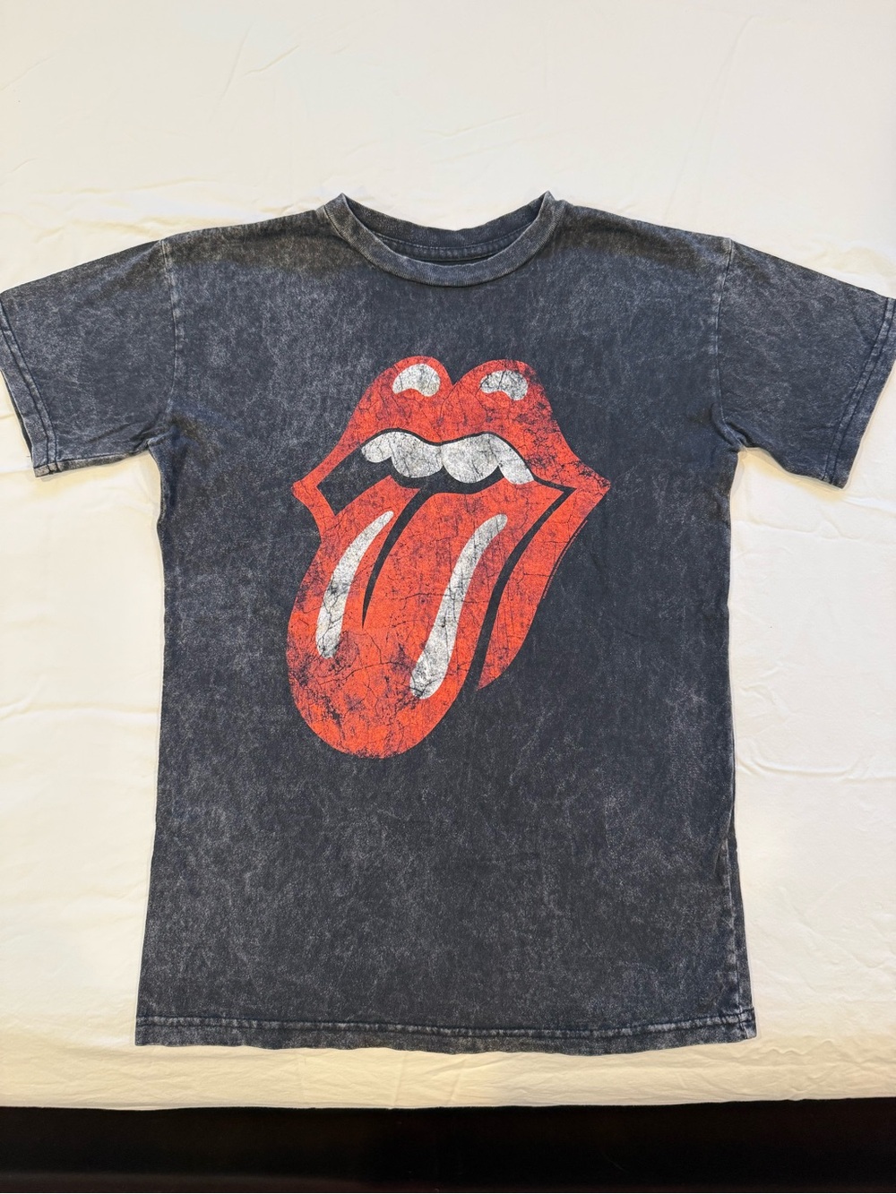 Rolling Stones women's Graphic Tee - Black with Red Tongue